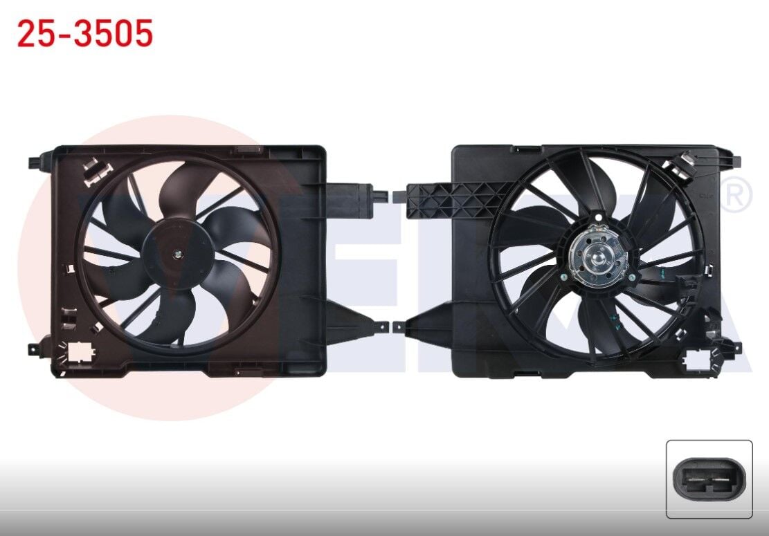 Renault Megane 2 Fan Motoru Komple Davlumbazlı