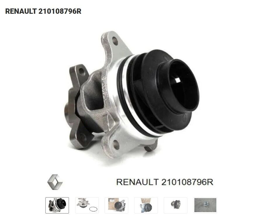 Su Pompası Devirdaim 1,6 Dizel Renault Kadjar Talisman