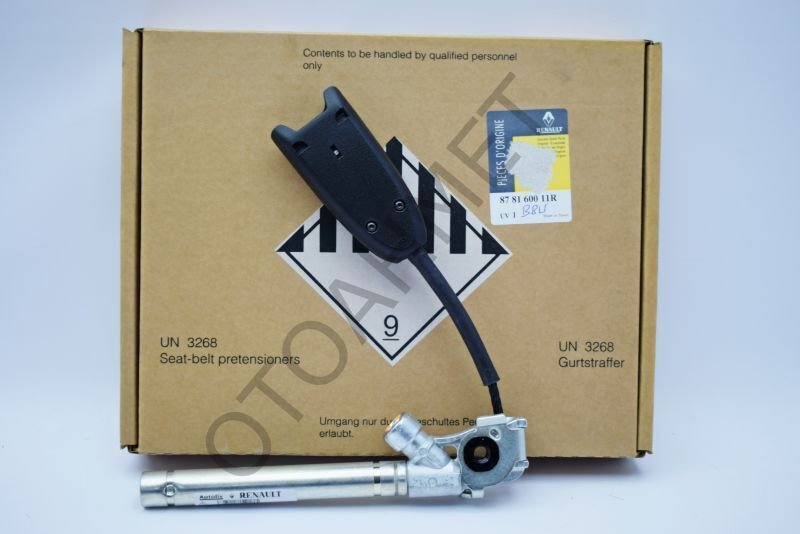 Renault Fluence Megane 3 Sağ Emniyet Kemeri Kolu Sağ