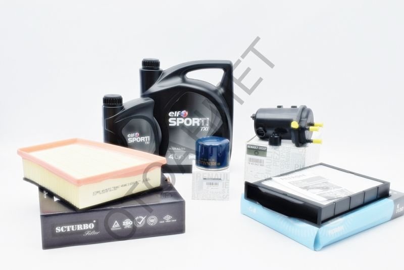 Megane 2 Dizel Yağ Bakım Seti