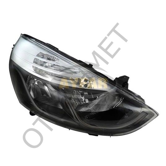 Clio 4 Sağ Ön Far Siyah Çıtalı 260103127R