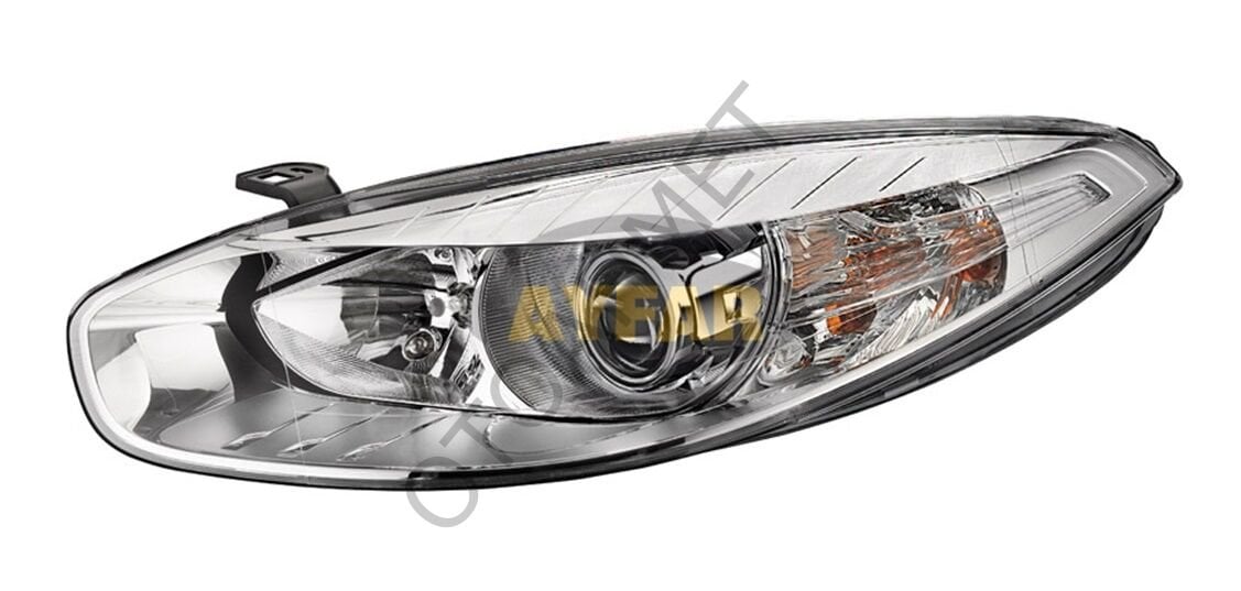 Renault Fluence Sol Far Makyajlı Kasa İçi Beyaz ( Mercekli )