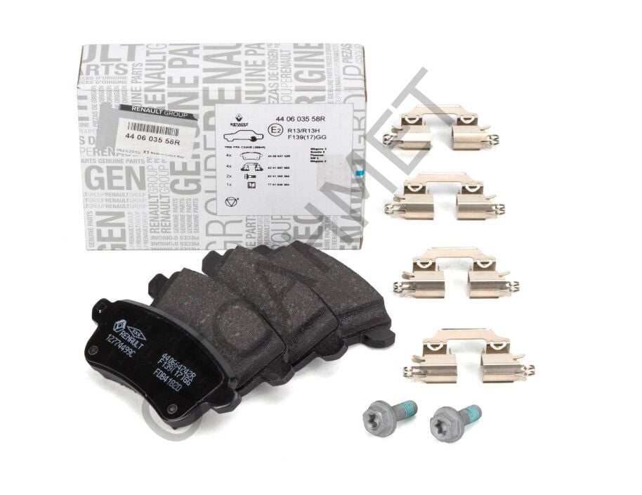 Arka Fren Balatası Renault Fluence Megane 3 Scenic 3 Elektrikli