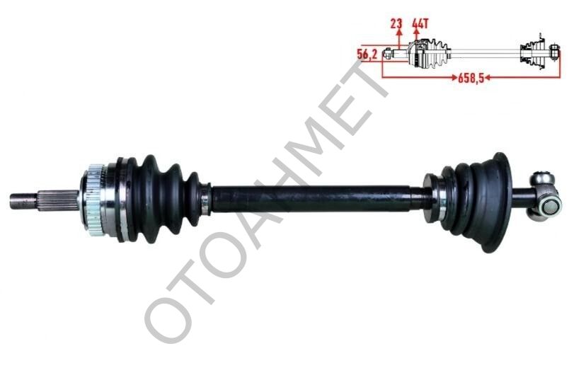 Sol Aks Renault Scenic 1 Megane 1 Dizel