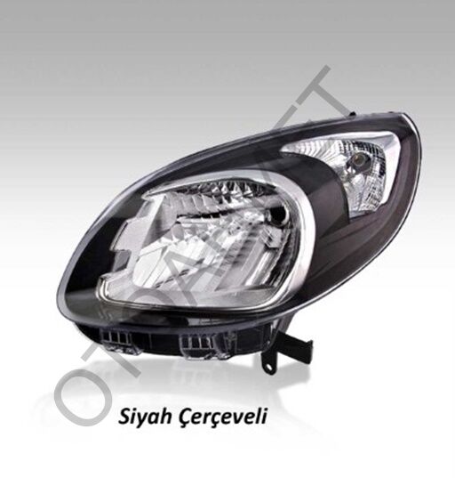 Kangoo Makyajlı Kasa Siyah Far Sol 260607949R