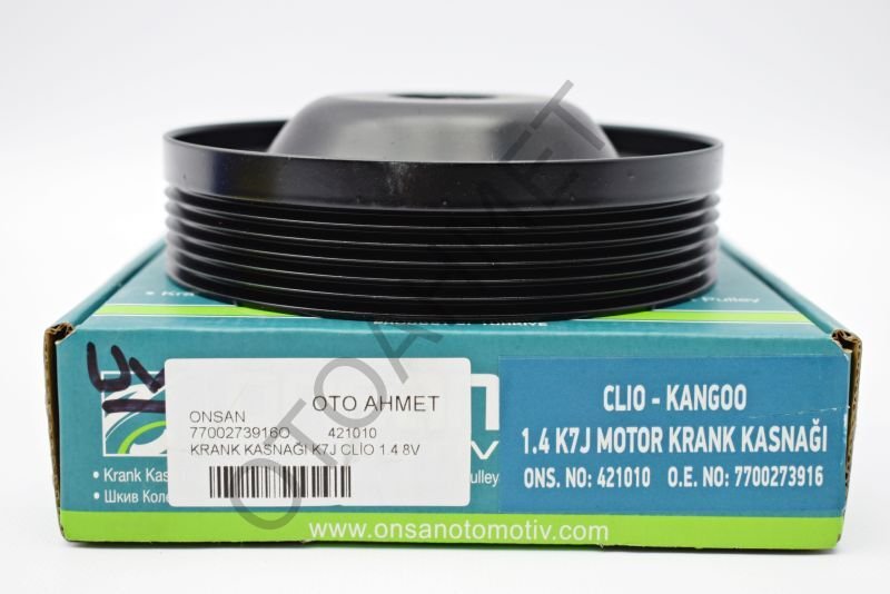 Krank Kasnağı Clio 1.4 1.6 8 Valf Benzinli