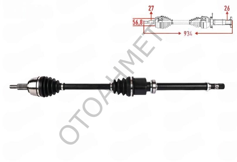 Renault Latıtude Sağ Ön Aks Komple
