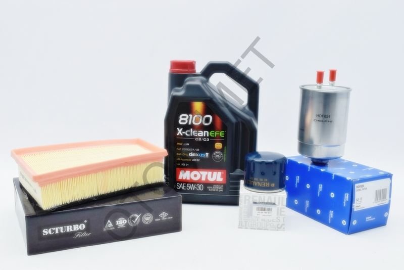 Renault Fluence Bakım Seti