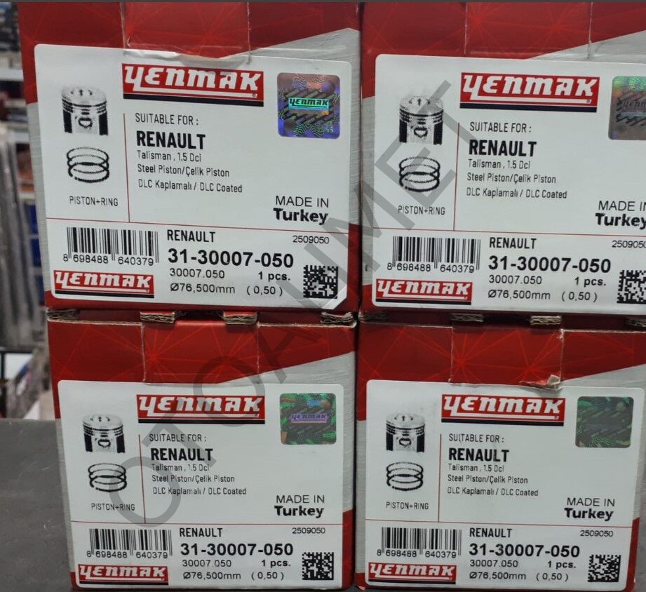 Talisman Mercedes Piston Segman Euro 6 Motor Çelik