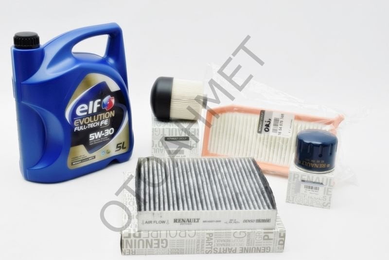 Elf Marka Motor Yağlı Bakım Seti Dacia Sandero