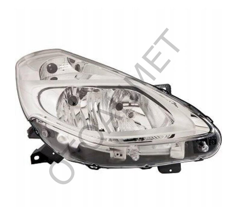 Sağ Ön Far Clio 3 Makyajlı Krom-260104392R