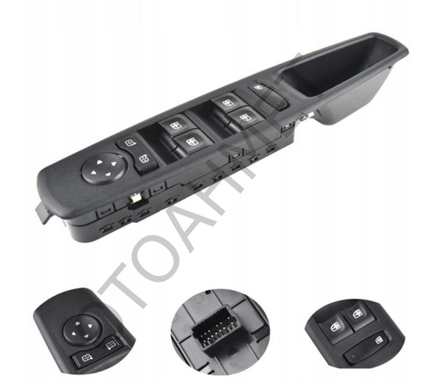 Cam Düğmesi Sol Renault Fluence Megane 3 Komple