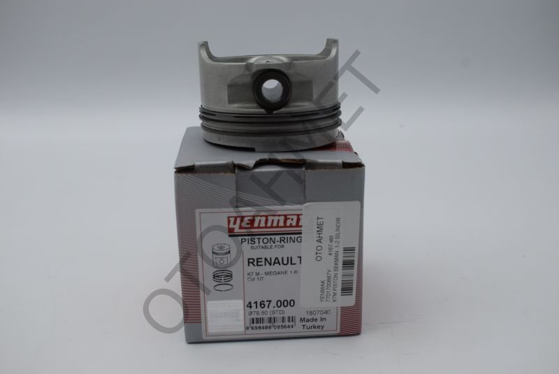 Motor Piston Segmanı Megane Clio Logan 1.6 8V K7M 1-2 Silindir