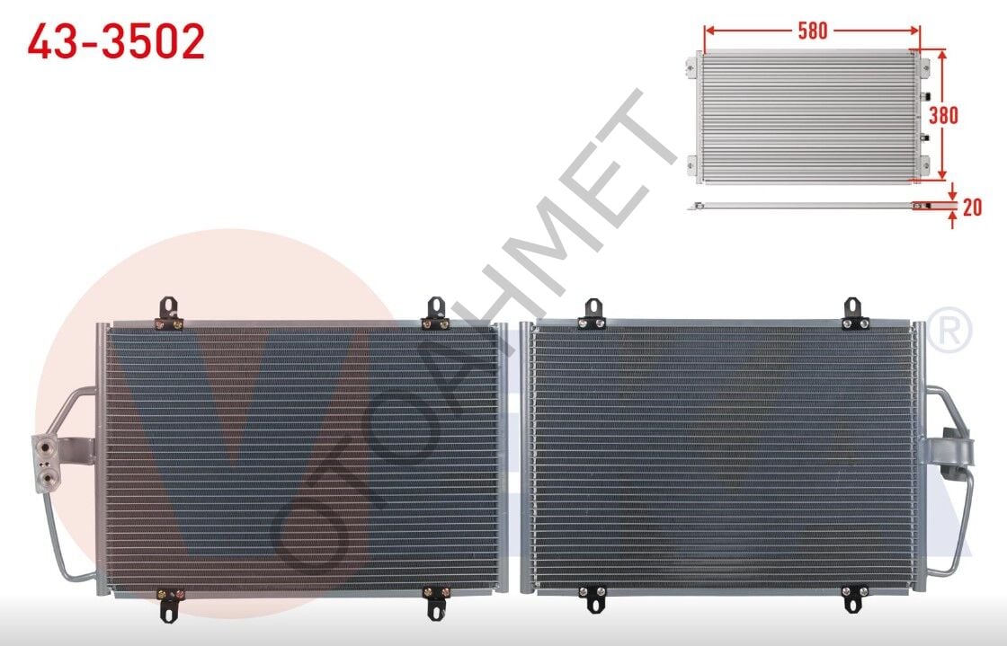 Megane-Scenic Klima Radyatörü-7700432391