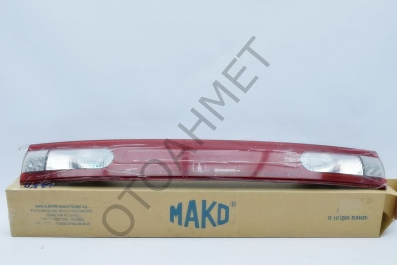 Arka Işık Bandı Renault 19 Arka Reflektör Sedan Beyaz