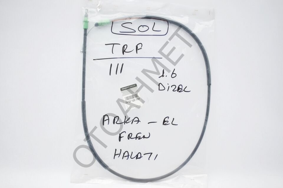 Renault Trafic 3 El Fren Halatı Teli Sol