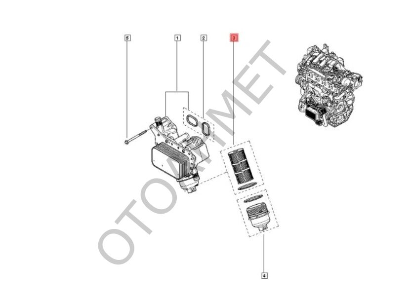Motor Yağ Filtresi Renault Master 3 Trafic 2