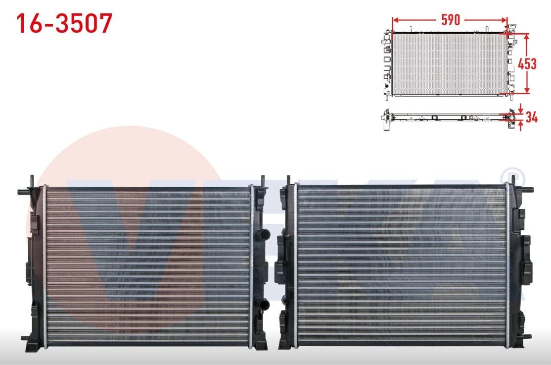 Renault Megane 2 Scenic 2 Motor Su Radyatörü