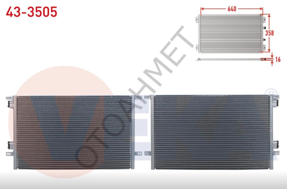 Renault Laguna Klima Radyatörü 93-02