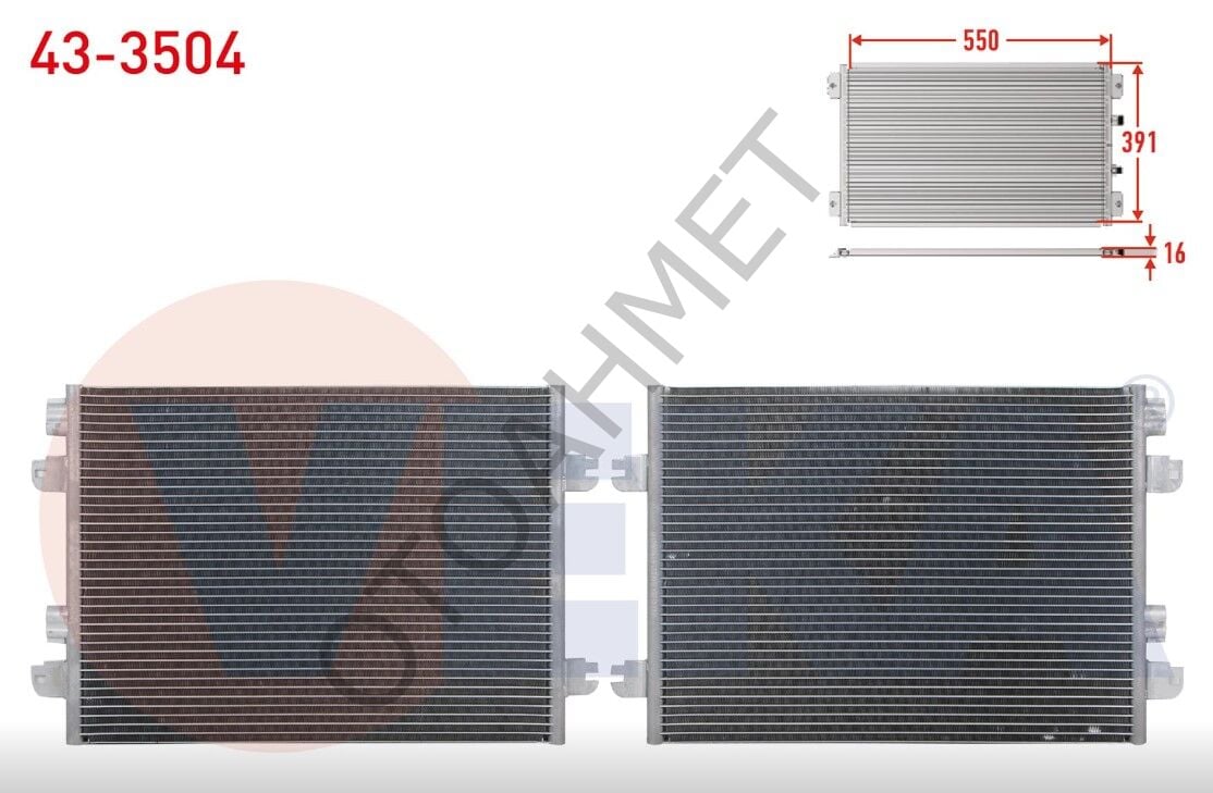 Renault Megane Klima Radyatörü 8200182361