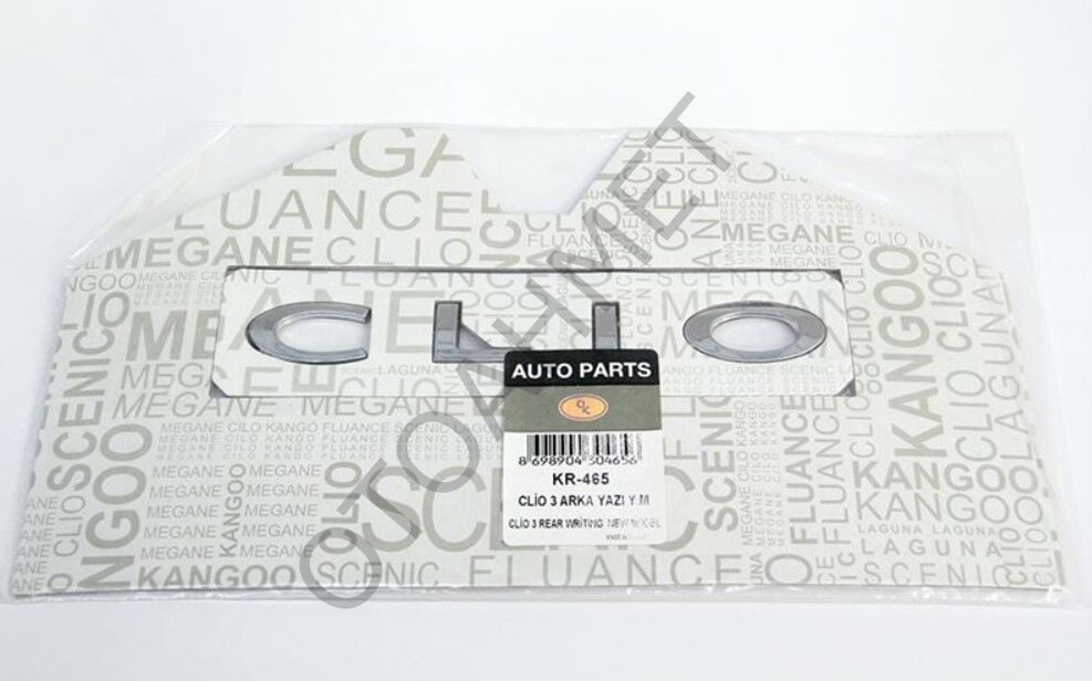 Bagaj Clio Yazı Renault Clio 3