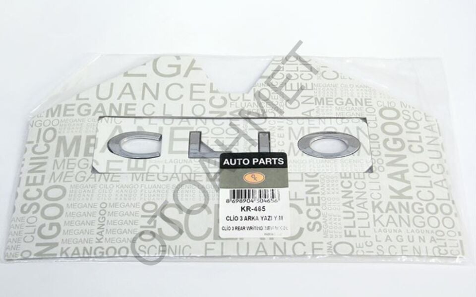 Bagaj Clio Yazı Renault Clio 3