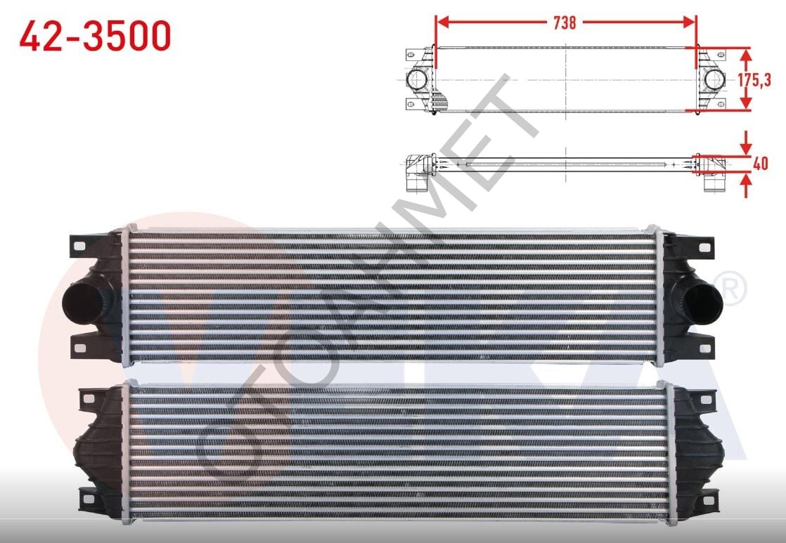 Renault Master 2 Turbo Radyatörü
