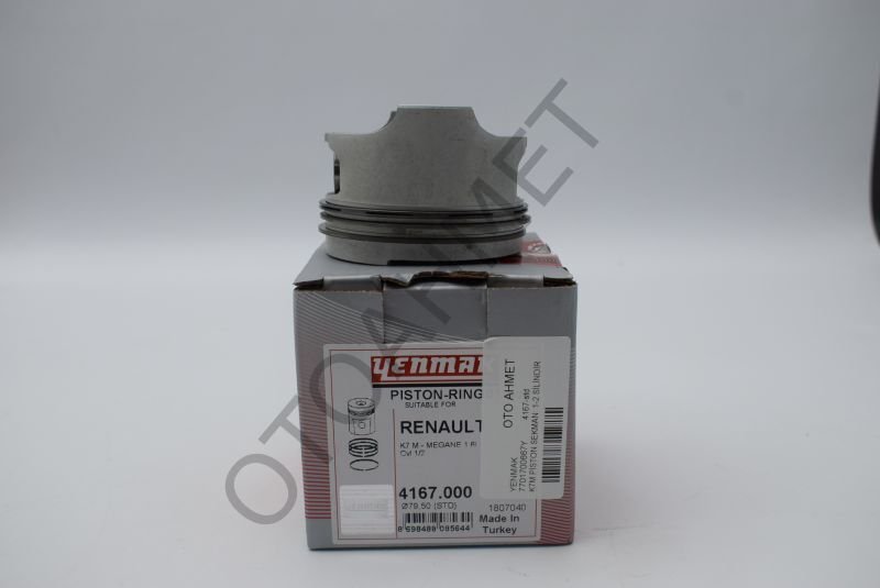 Motor Piston Segmanı Megane Clio Logan 1.6 8V K7M 1-2 Silindir