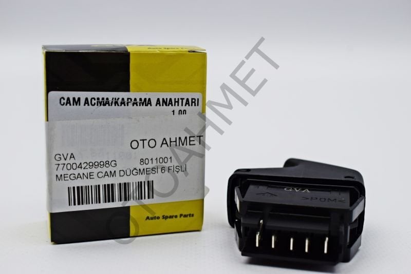 Renault Megane-Clio-Kangoo Cam Düğmesi 6 Fişli