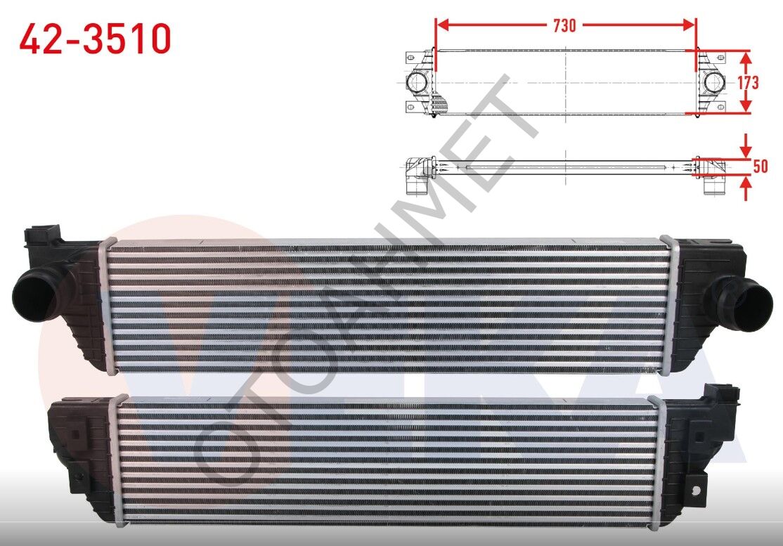 Renault Master 3 Turbo Radyatörü (intercooler)