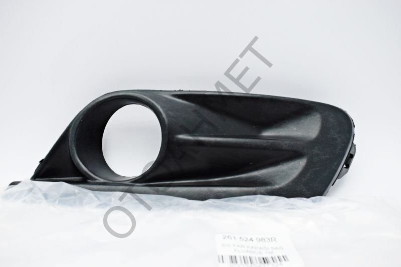 Renault Fluence Sis Farı Çerçevesi (Kapağı) Sisli Sol