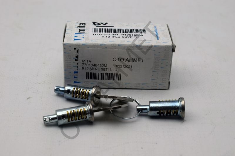 Renault 12 Toros Kapı Kilit Şifresi (Kapı Kilidi) 3 Lü Set