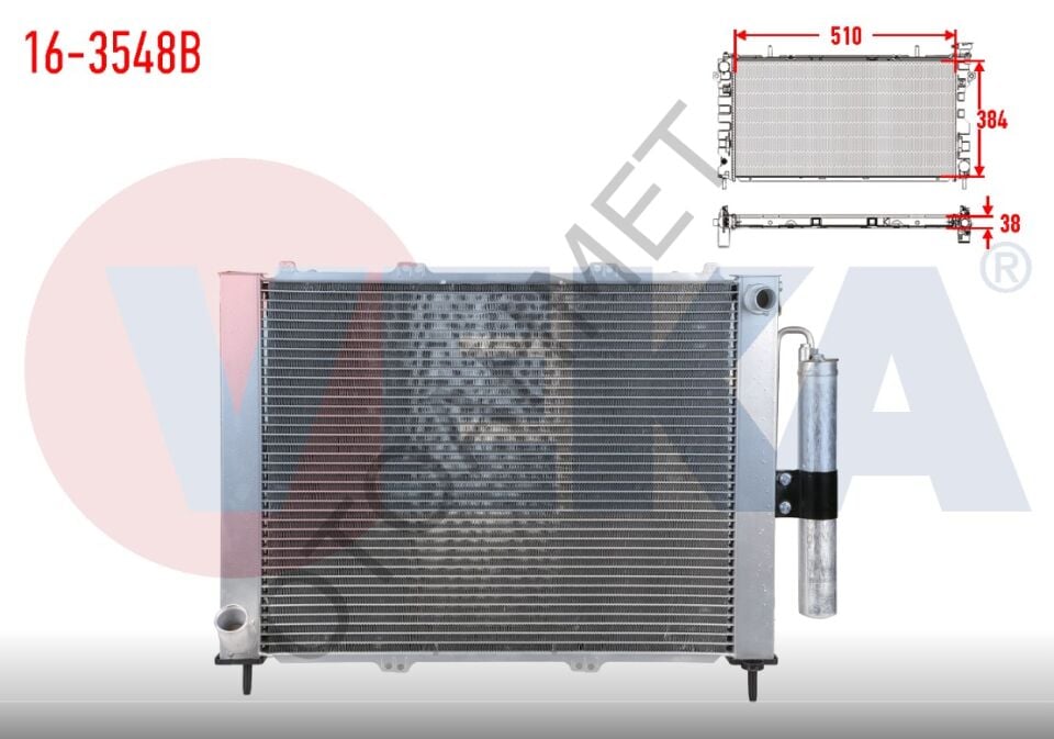Motor Su Radyatörü Renault Kangoo Klimalı 8200732379