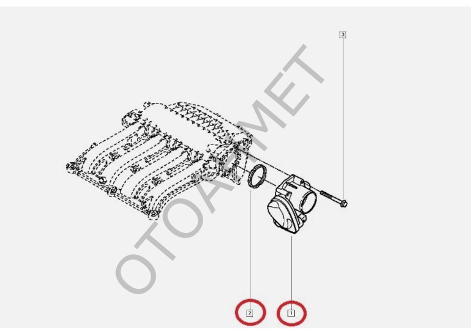 Gaz Kelebek Kutusu Megane 2 Clio 3 Modus Laguna
