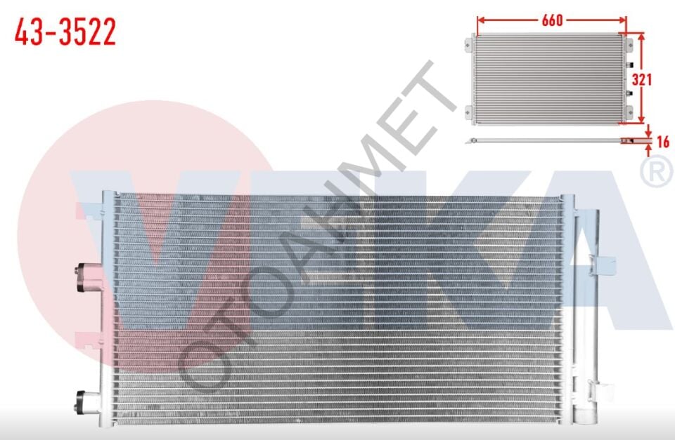 Laguna 3 Latitude İntercooler Radyatörü