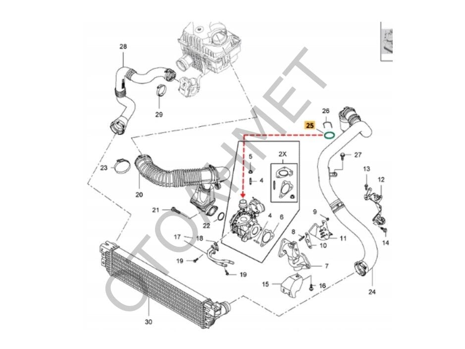 Fluence Megane 3 Turbo Hortumu Contası
