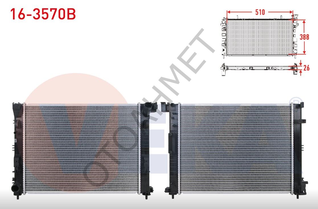 Su Radyatörü Clio 5 Adblue 214103473R