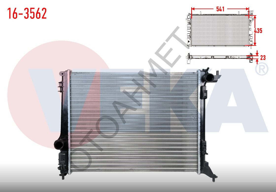 Renault Megane 4 Motor Su Radyatörü