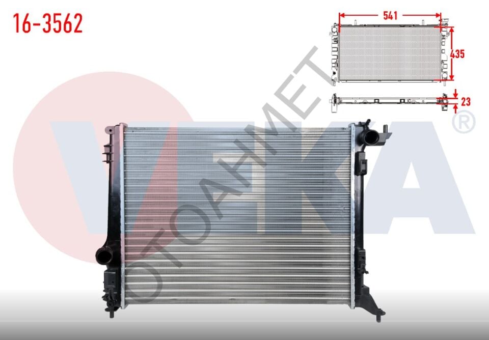 Renault Megane 4 Motor Su Radyatörü