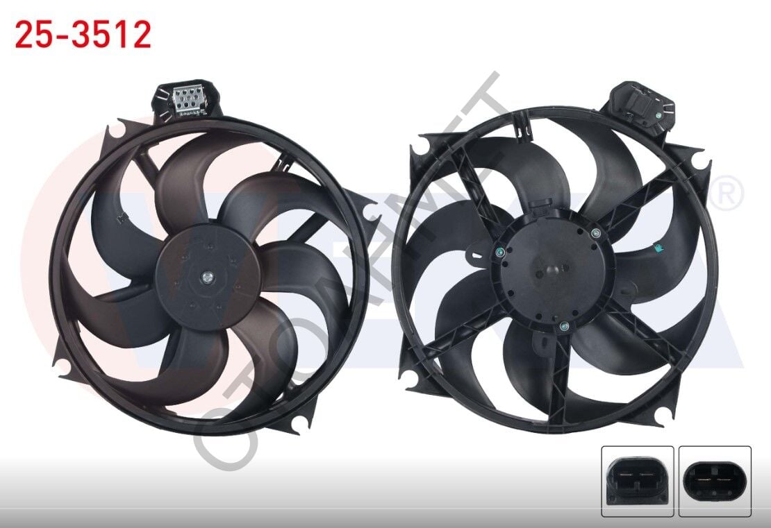 Renault Fluence Fan Motoru+Kasa 214810011R