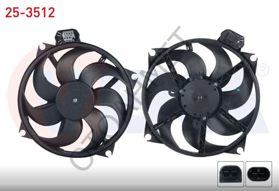 Renault Fluence Fan Motoru+Kasa 214810011R
