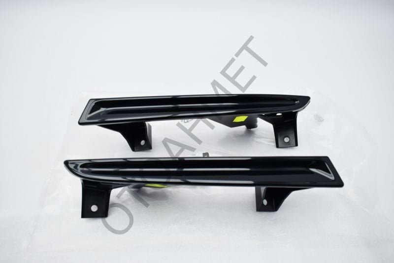 Megane 3 Ön Far Alt Çıtası Takım Gündüz Led Kapağı-601985427R