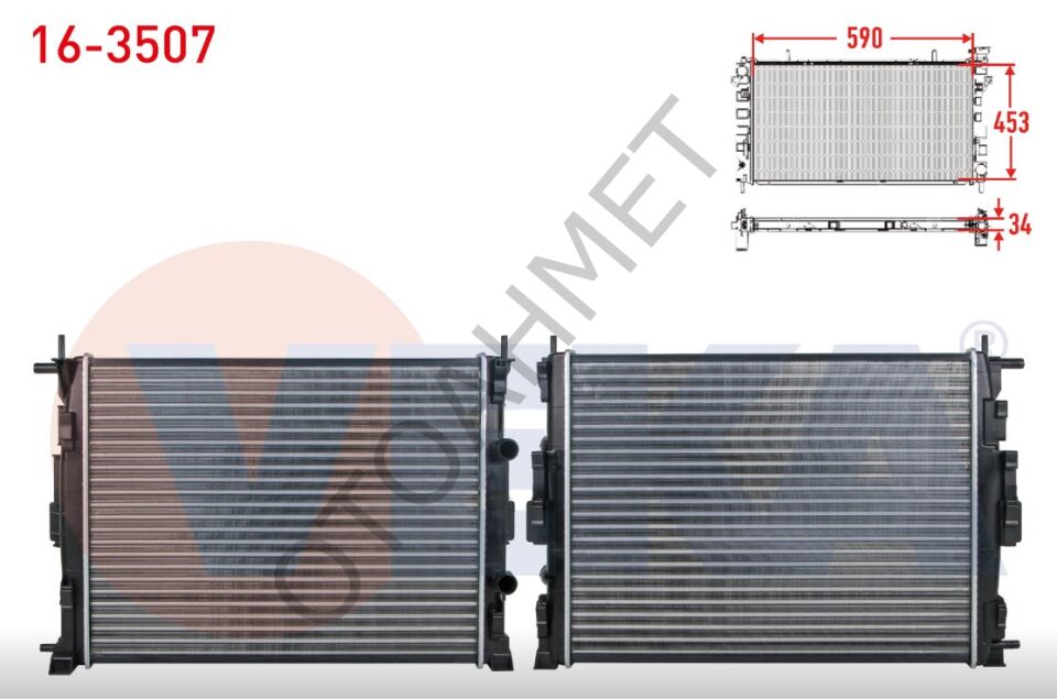 Renault Megane 2 Scenic 2 Motor Su Radyatörü