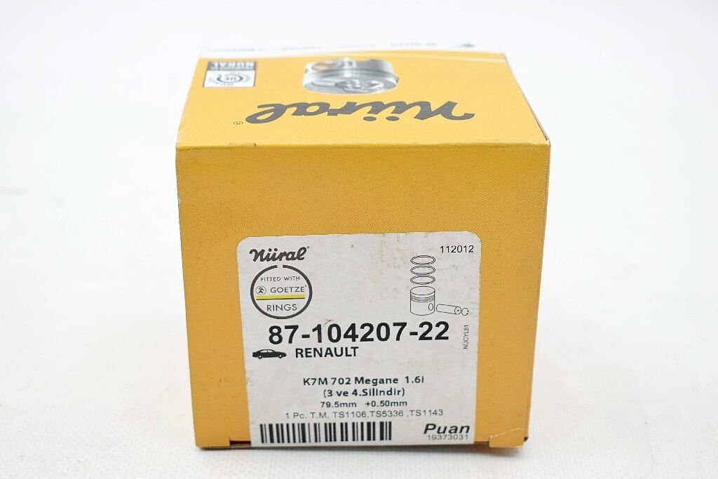 PİSTON+SEKMAN K7M R19-MGN 1.2