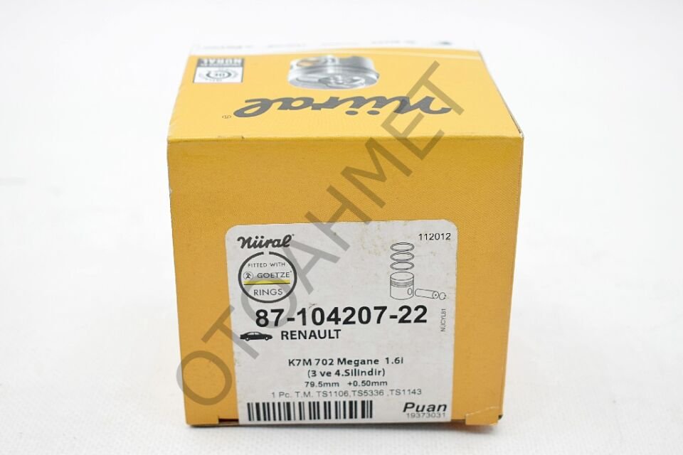 PİSTON+SEKMAN K7M R19-MGN 1.2