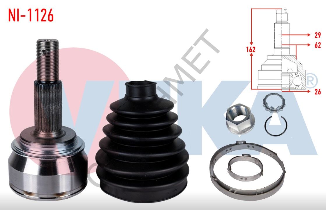 Kadjar Nissan Qashqai Ön Aks Kafası J11