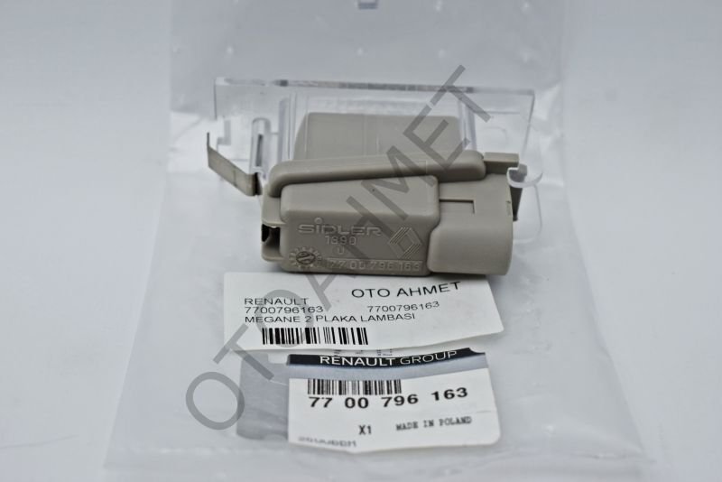 Renault Megane 2 Plaka Lambası 7700796163