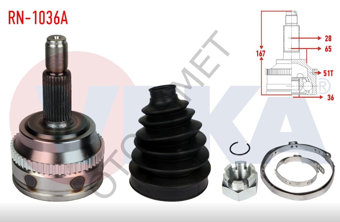 Aks Kafası Renault Master 2 Kasa