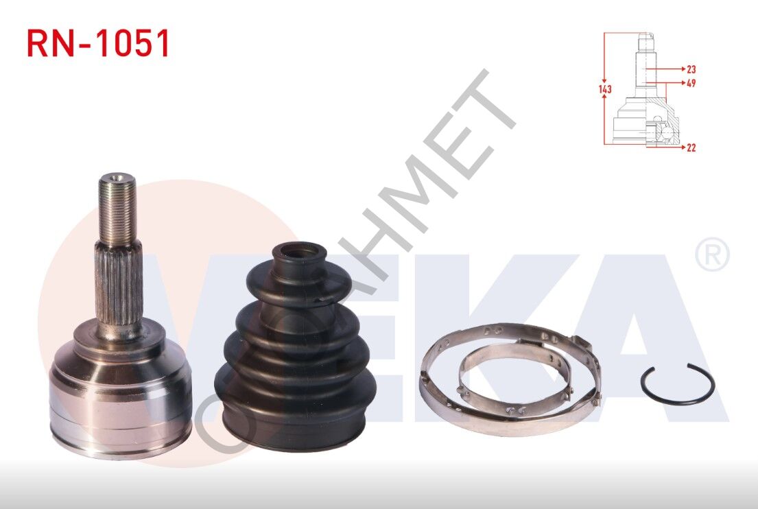 Aks Kafası Dış Renault Clio 4 Symbol Dacia Sandero 2