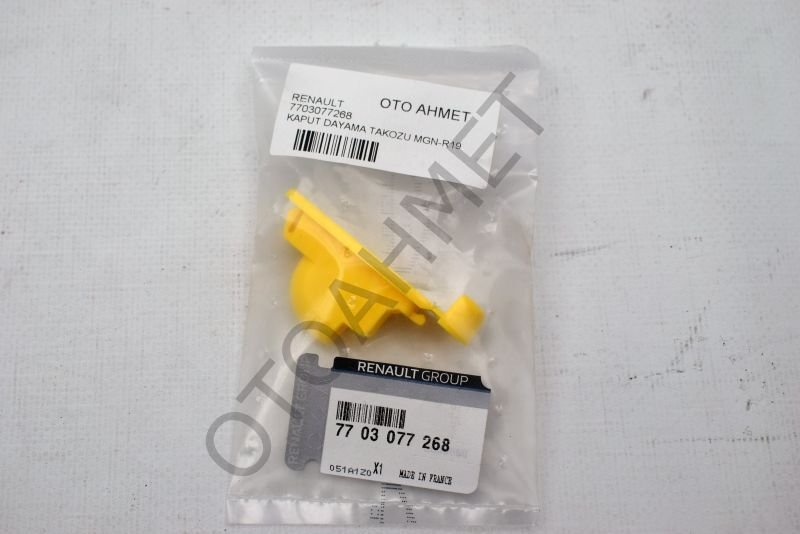 Renault 19 Master 3 Megane Kaput Demiri Tırnagı Sarı Plastik